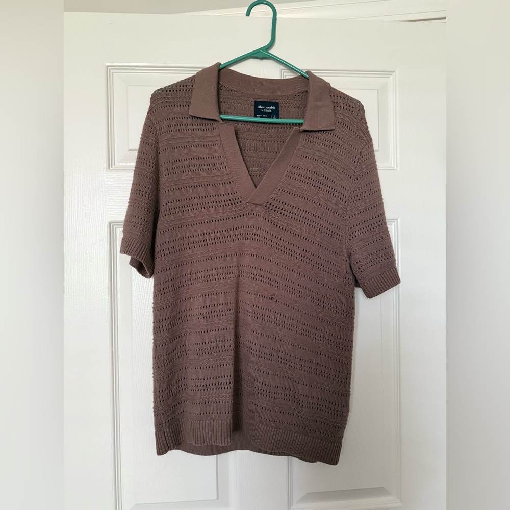 Abercrombie & Fitch Men’s Johnny Collar Knit Sweater Polo